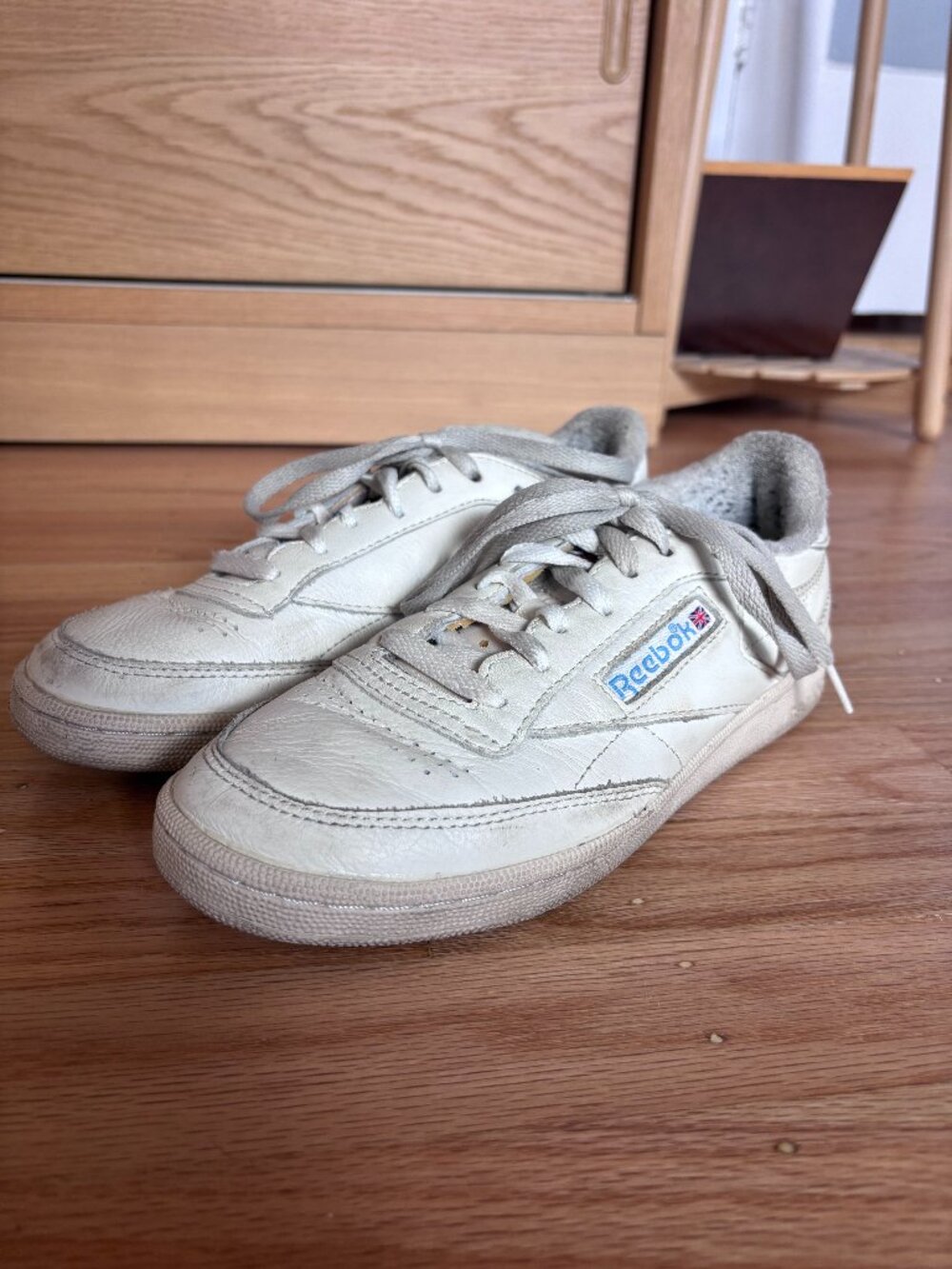 Reebok Club C 85 Women’s Sneakers Size 8 1/2 with superfeet insoles
